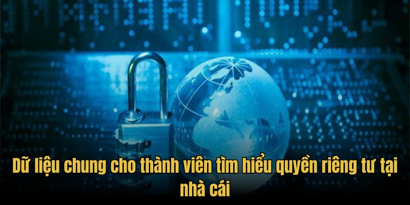 Dữ liệu chung cho thành viên tìm hiểu quyền riêng tư tại nhà cái