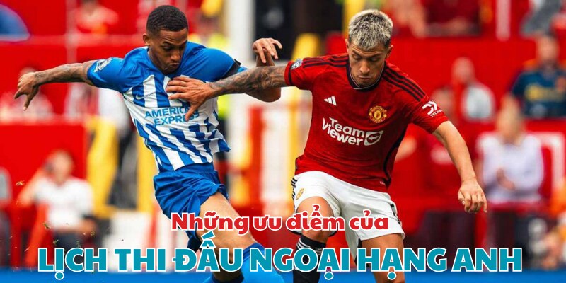Tính năng hấp dẫn khi bạn xem lịch thi đấu